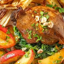 Recept YouCook Kachna pečená s jablky