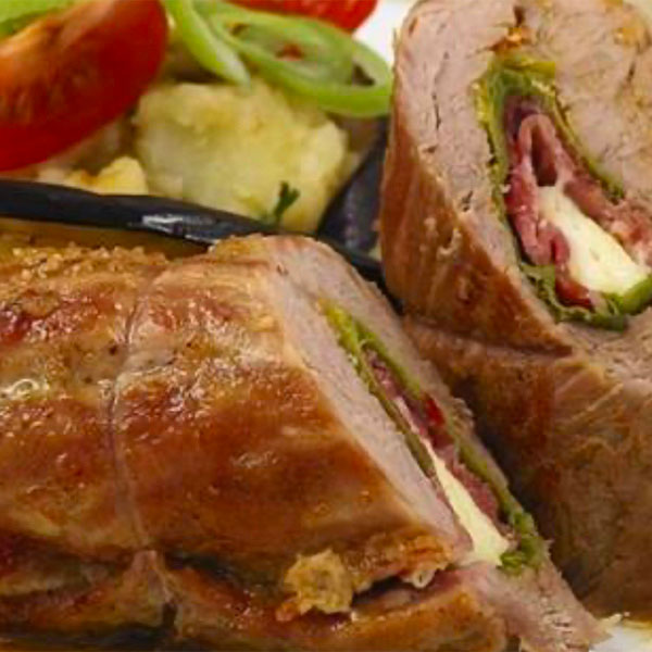 Recept YouCook Sýrem plněná vepřová panenka