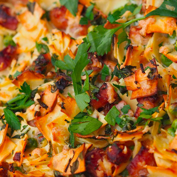 Recept YouCook Vypečené šunkofleky