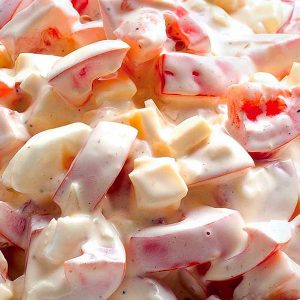Recept YouCook Rajčatový salát s vejci a majolkou